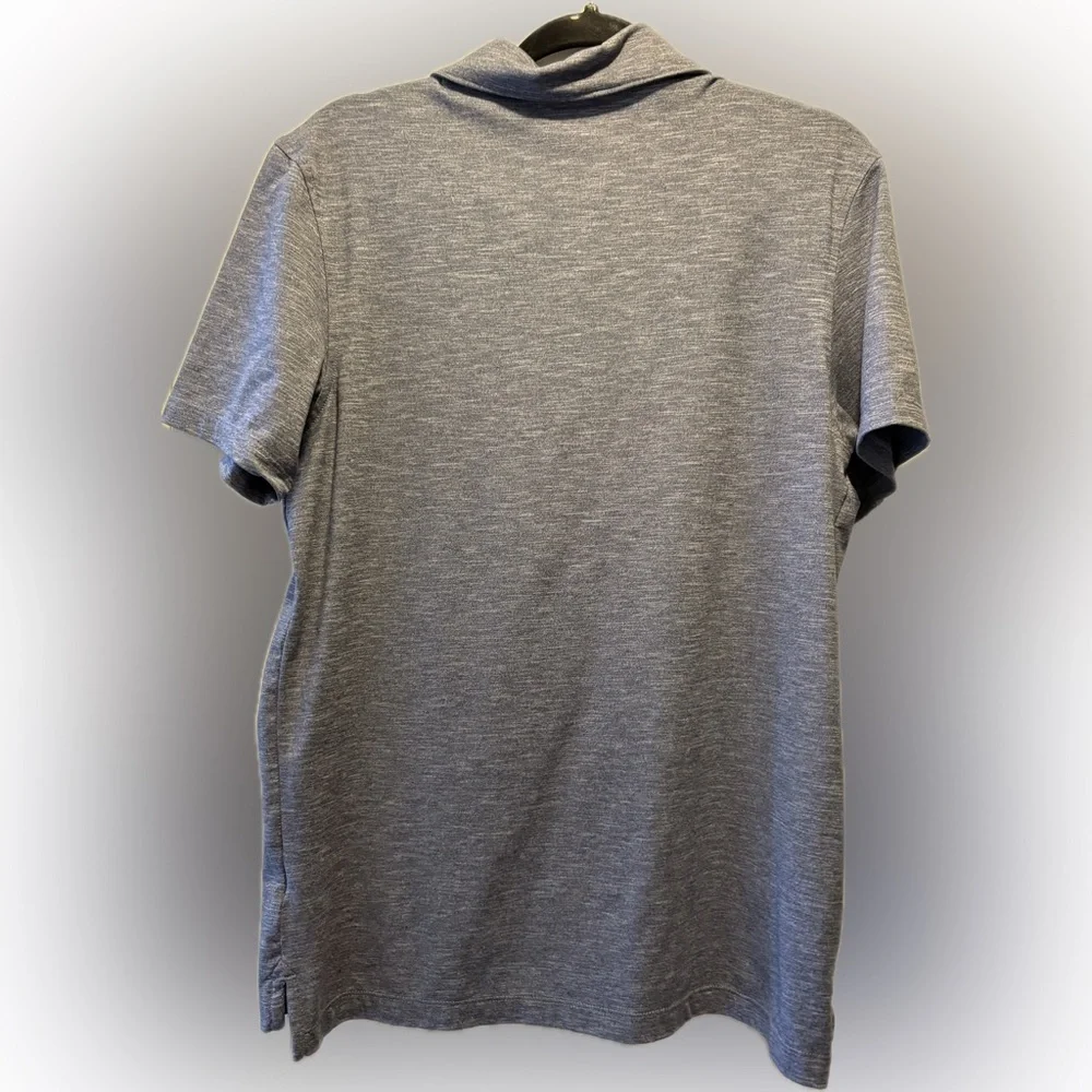 J. Crew Performance men’s‎  Gray Polo Shirt Size Medium